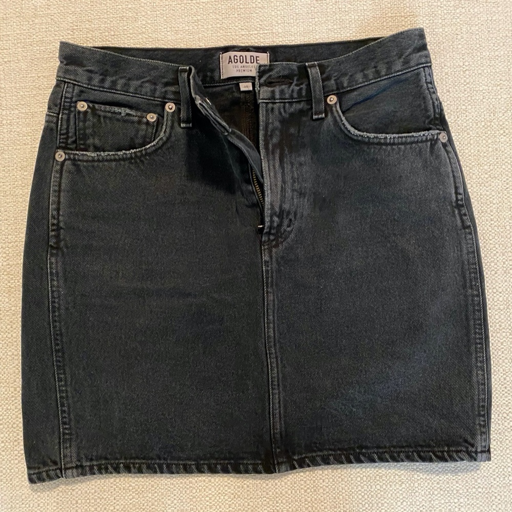 Agolde denim skirt